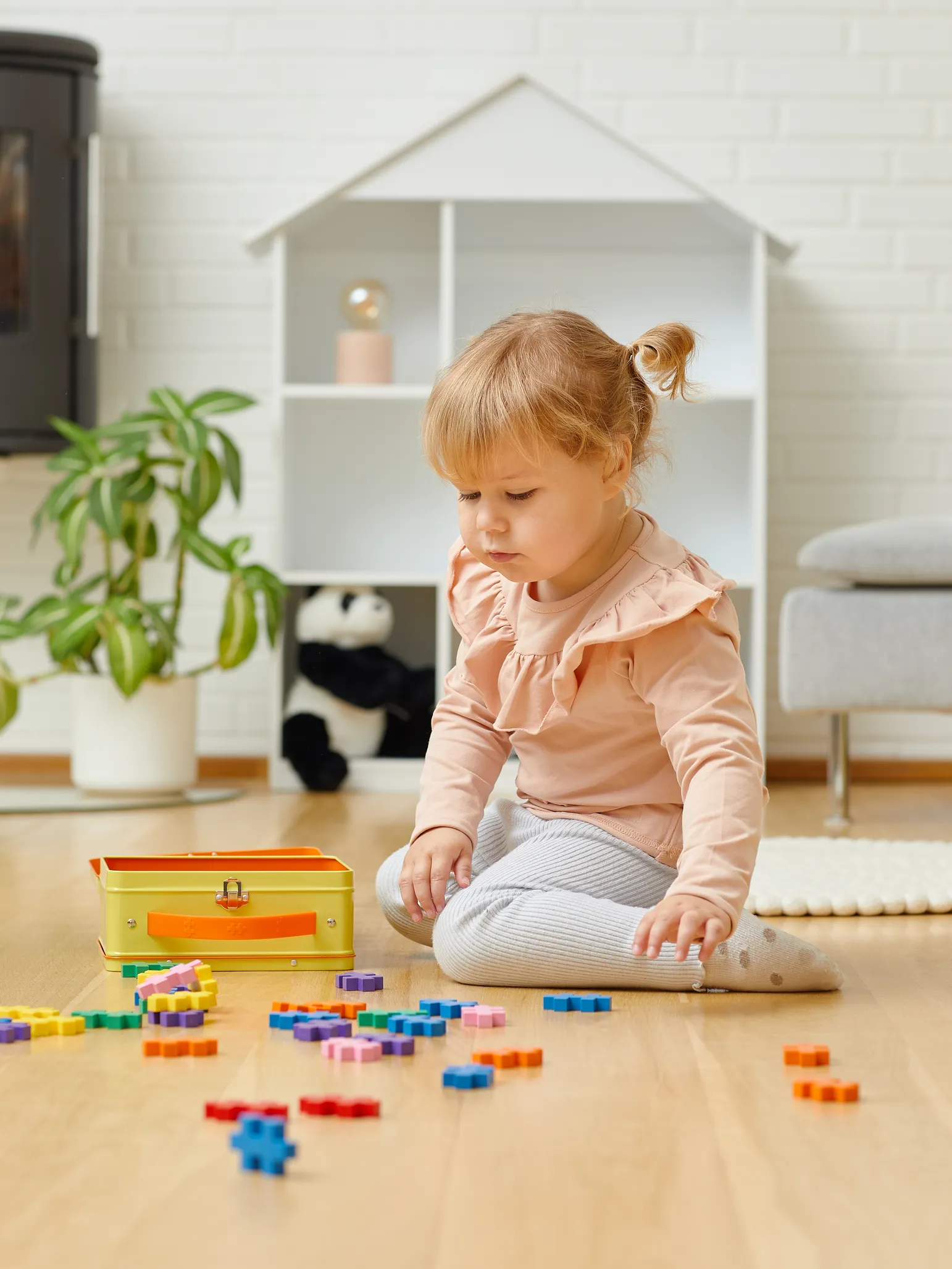 BIG Suitcase Yellow - 70 pcs